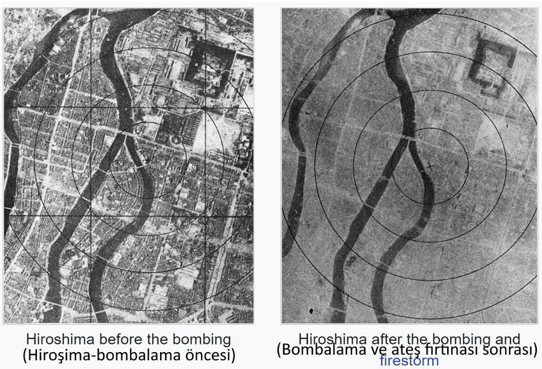 hiroshima oncesi ve sonrasi atom bombasi kuran da isaret