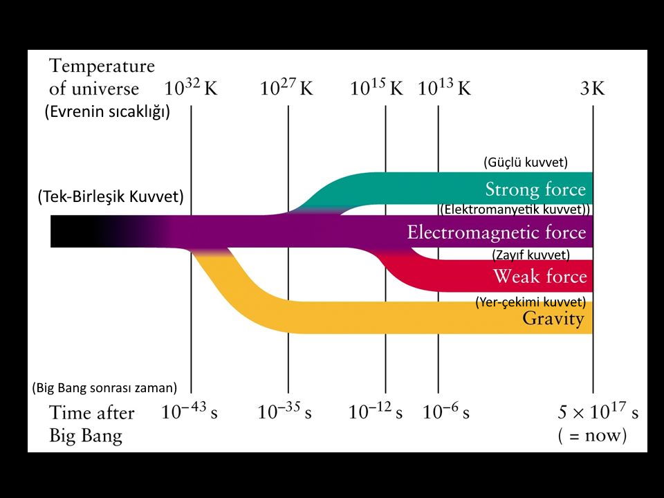 evrenin tek bir kuvvet guc ile bina edilmesi